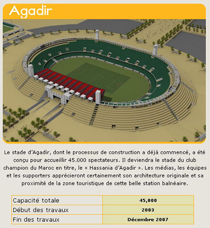 le stade d'agadir